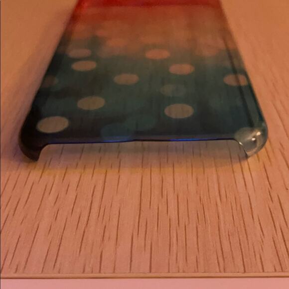 iPhone 6 Plus rainbow dot snap on case w/ cable - Picture 4 of 9